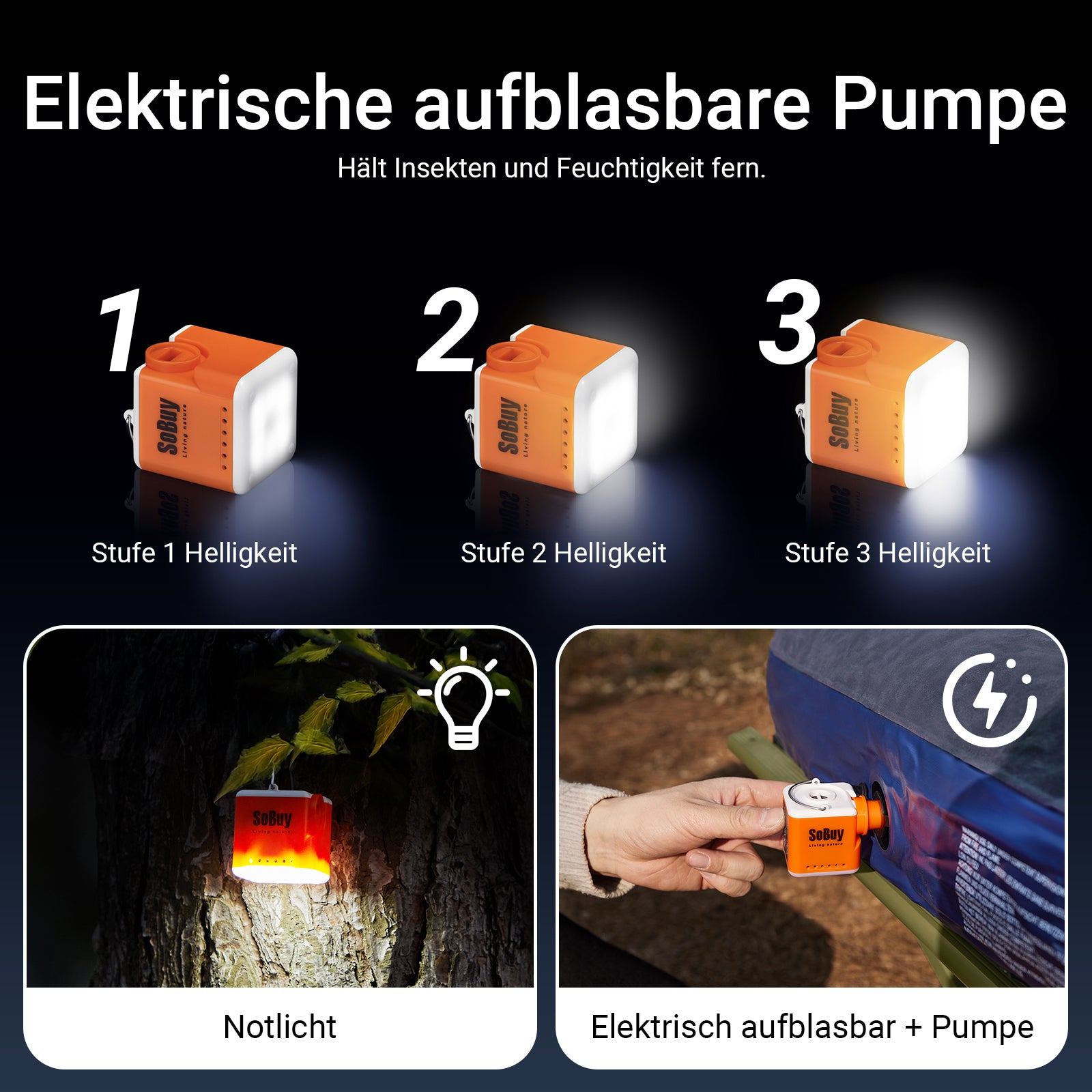 SoBuy | Tente de camping 7 en 1 pour 1 personne | Extérieur | Lit de camp | Verte | 193 x 160 x 86 cm | OGS32-GR