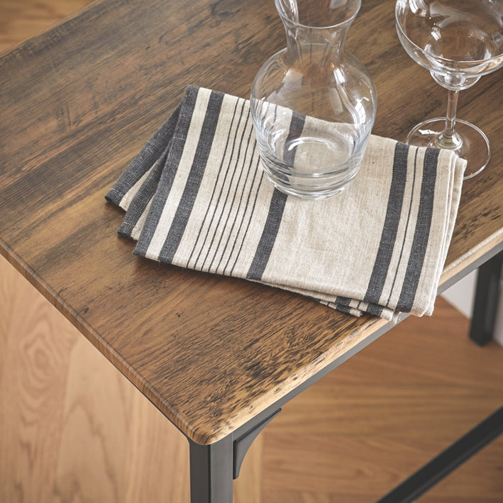 SoBuy | Bartisch mit 2 Hockern | Bartisch set | 3-teilig | OGT03-XL