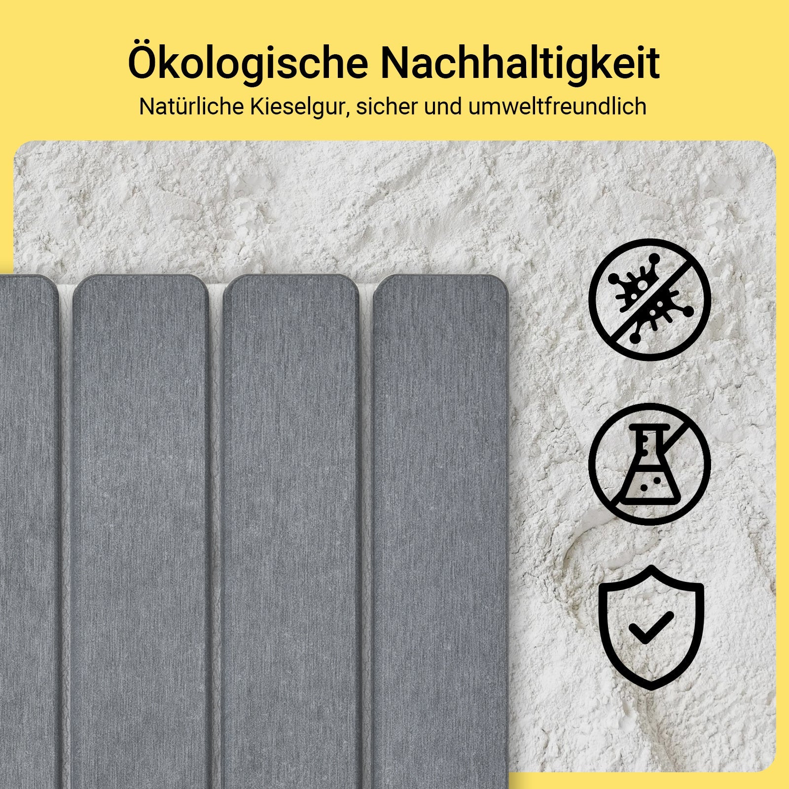 SoBuy | Tapis de Bain en Pierre Super Absorbant Antidérapant Facile à Nettoyer Gris | 59x39cm | SDA10-HG