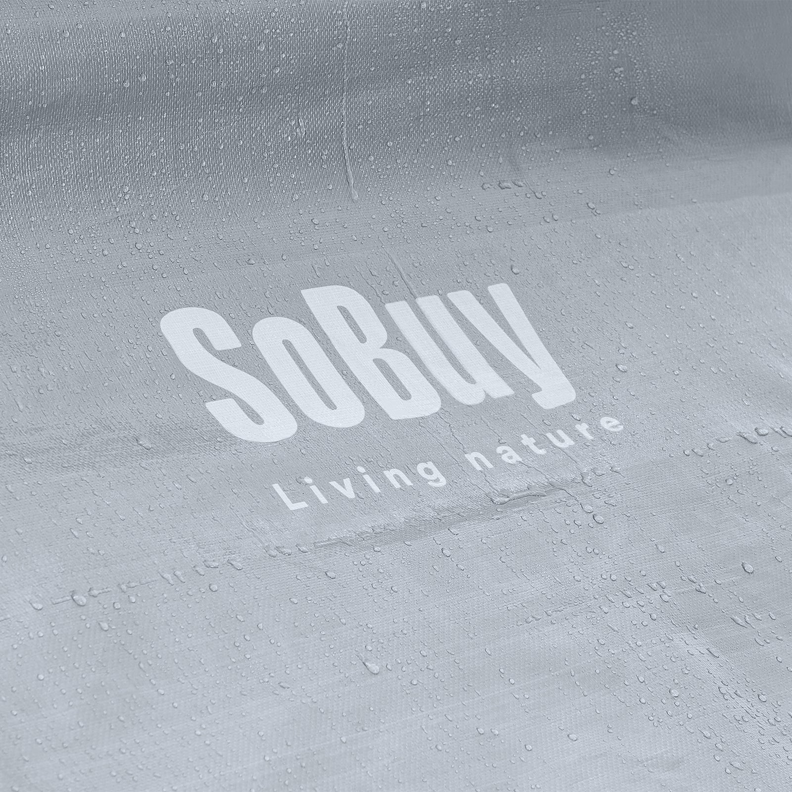 SoBuy | Robustes Ersatzdach | für SoBuy KLS11 | 120x176x163cm | SDA11-SIL