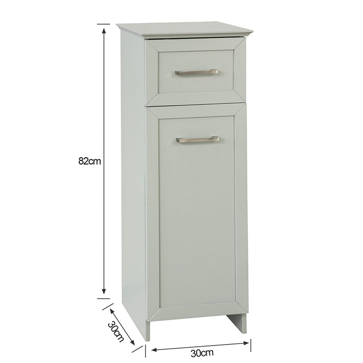 SoBuy | Badschrank | Hellgrau | BZR11-HG