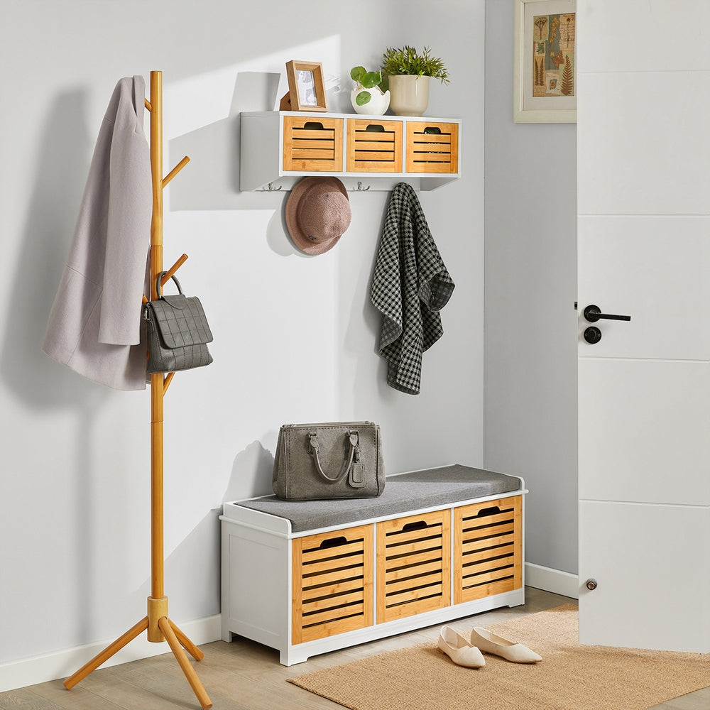Vorverkauf | SoBuy | Wandgarderobe | Hängeregal | Flurgarderobe | FHK19-WN