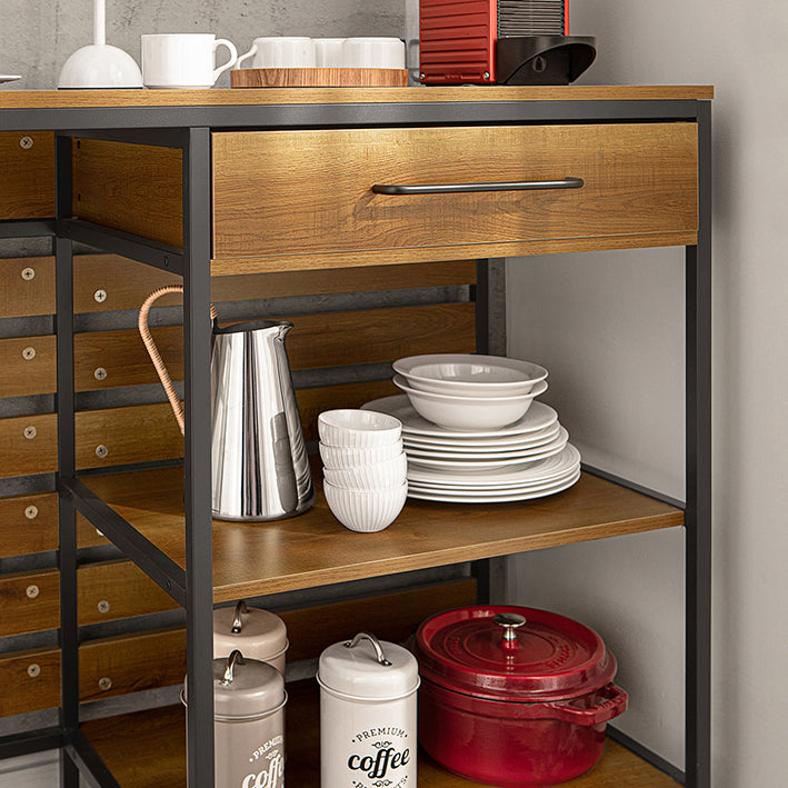 SoBuy | Kommode | Flurschrank | Kücheninsel | Küchenschrank | FSB71-PF