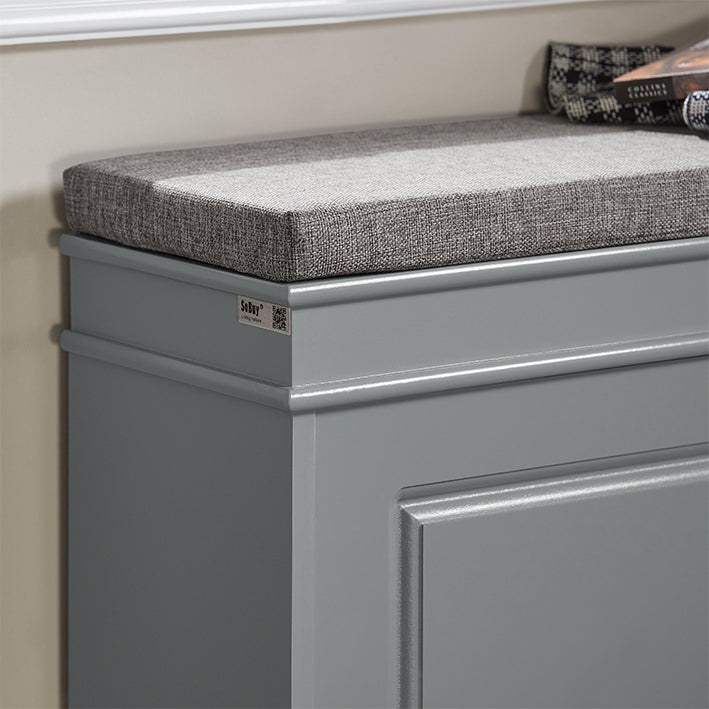 SoBuy | Meuble à chaussures | Banc à chaussures | Coffre à chaussures | Rangement à chaussures Gris clair | FSR82-L-HG