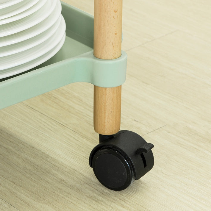 SoBuy | Chariot de service | Chariot d'appoint | Chariot à roulettes | SVW06