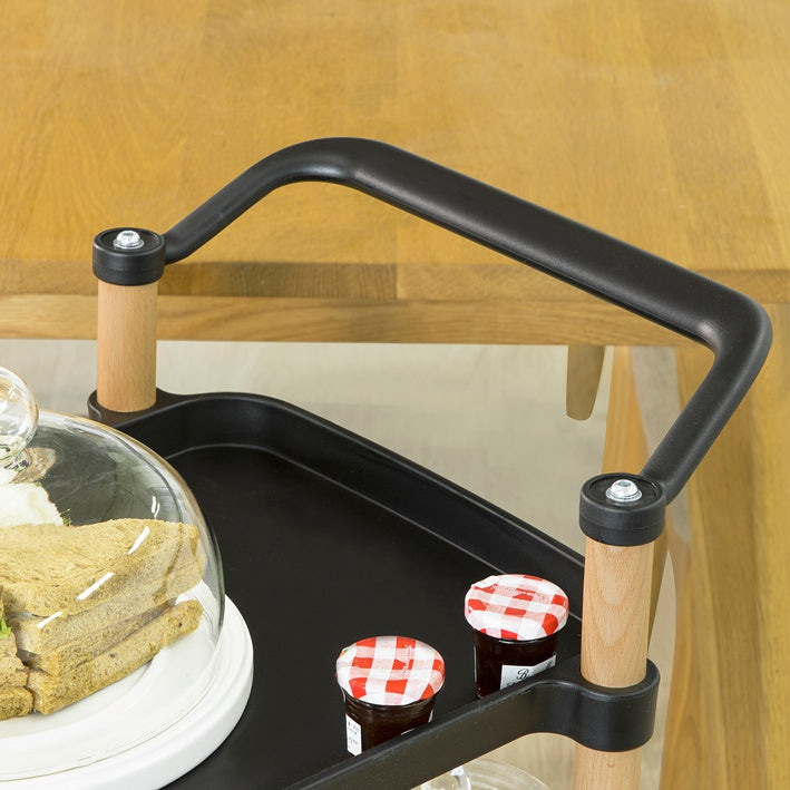 SoBuy | Chariot de service | Chariot d'appoint | Chariot à roulettes | SVW06