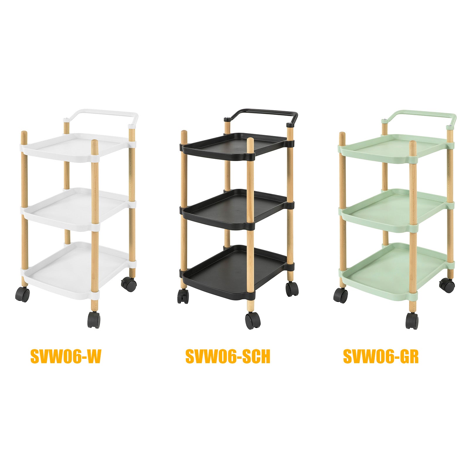 SoBuy | Servierwagen | Beistellwagen | Rollwagen | SVW06