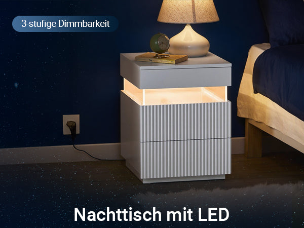 SoBuy LED-Nachttisch: Beleuchten Sie Ihren Raum mit Stil und Funktion