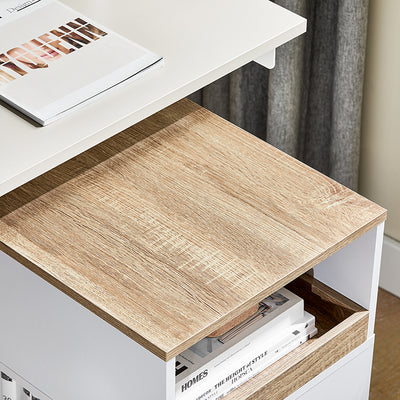 SoBuy | Nachttisch | Beistelltisch | Aktenschrank | Büroschrank | ASK08-WN