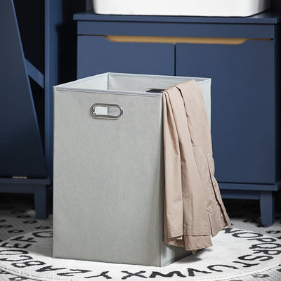 SoBuy | Armoire à linge avec sac à linge | Panier à linge | Bleu | BZR114-B 