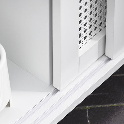 SoBuy | Étagère de Niche | Meuble de Cuisine | Chariot de Rangement | Meuble de Salle de Bain | Blanc | BZR119-W