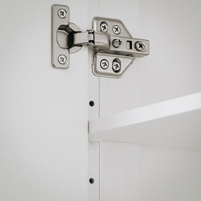 SoBuy | Mobile bagno | Armadietto da bagno | Mobili da bagno | Credenza | Armadio da corridoio | Bianco | BZR121-W