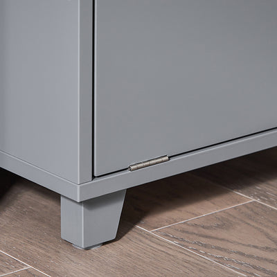 SoBuy | Armoire à linge avec sac à linge pliable | Collecteur de linge | Coffre à linge | BZR146-DG 