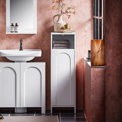 SoBuy | Armoire à linge avec sac à linge pliable | Panier à linge | BZR161-W 