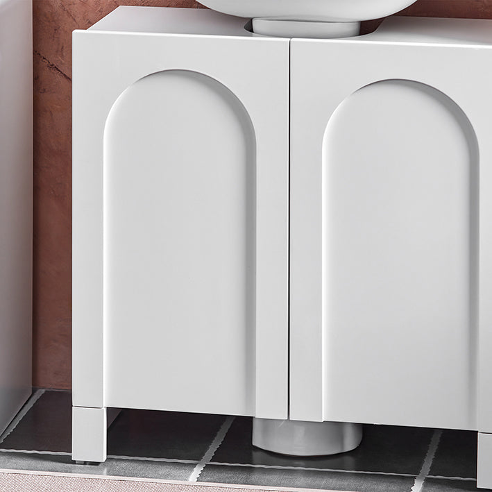 SoBuy | Meuble-lavabo | Armoire de salle de bain | Meuble-lavabo | Blanc | BZR164-W 