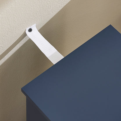 SoBuy | Porte-rouleau de papier toilette | Étagère de salle de bain | Meuble de salle de bain | Bleu | BZR192-B 