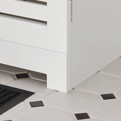 SoBuy | Meuble-lavabo | Armoire de salle de bain blanche | BZR40-W