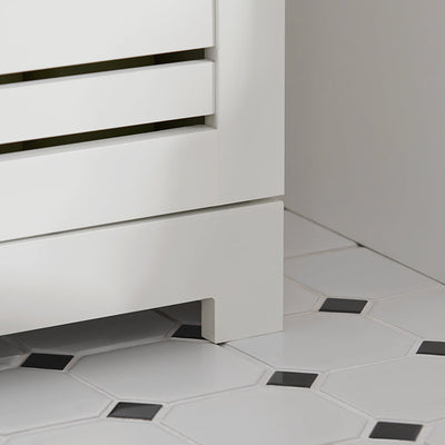 SoBuy | Comodino da bagno | Mobiletto da bagno | Credenza bianca | BZR41-W