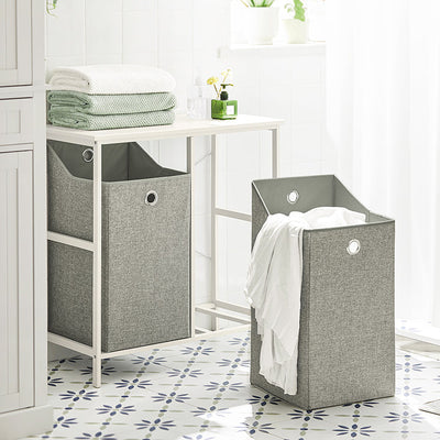 SoBuy | Wäschetruhe | Wäschesammler | Wäscheschrank | BZR57-W