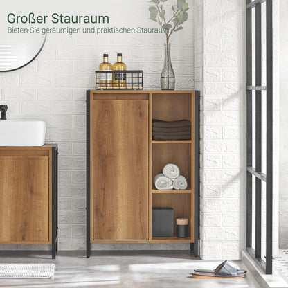 SoBuy | Wäscheschrank mit Wäschesäcken | Wäschesammler | Wäschekorb | BZR65-PF