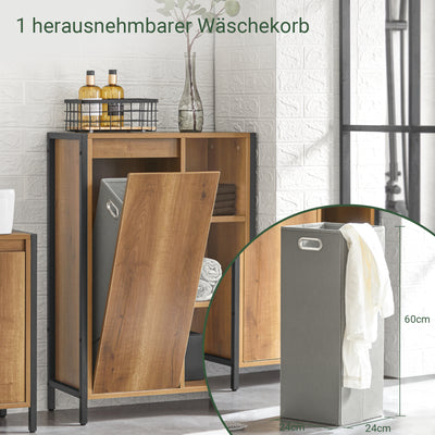 Prévente | SoBuy | Armoire à linge avec sacs à linge | Panier à linge | Panier à linge | BZR65-PF