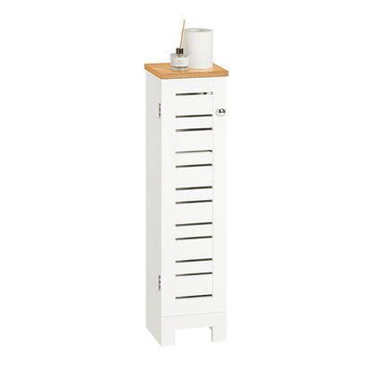 SoBuy | Porte-rouleau de papier toilette | Étagère de salle de bain | Meuble de salle de bain | BZR85-W