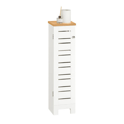 SoBuy | Porte-rouleau de papier toilette | Étagère de salle de bain | Meuble de salle de bain | BZR85-W
