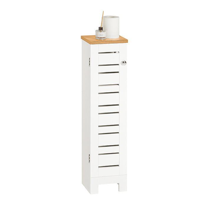 SoBuy | Porte-rouleau de papier toilette | Étagère de salle de bain | Meuble de salle de bain | BZR85-W