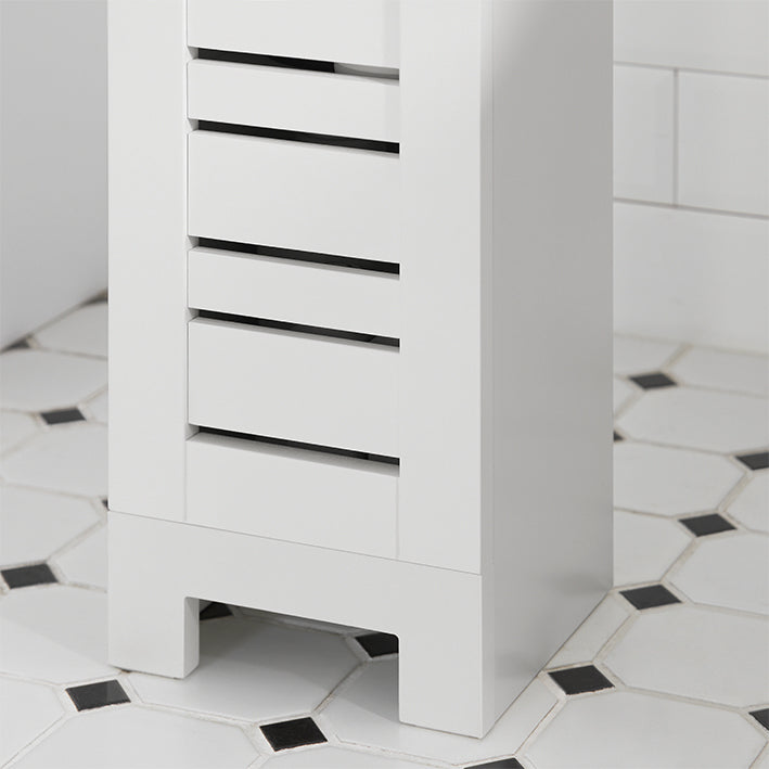 SoBuy | Porte-rouleau de papier toilette | Étagère de salle de bain | Meuble de salle de bain | BZR85-W