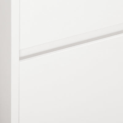 SoBuy | Rollcontainer | Bürowagen | Beistelltisch mit Rollen | Druckertisch | Weiß | FBT121-W