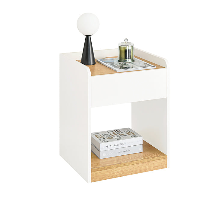 SoBuy | Comodino | Letto boxspring | Tavolino | Tavolino da divano | Comodino da notte | FBT128-WN