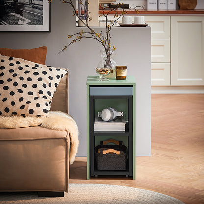 SoBuy | 2er Set Beistelltisch | Satztisch | Couchtisch | Stapelbar Sofatisch | Grün | FBT145-GR