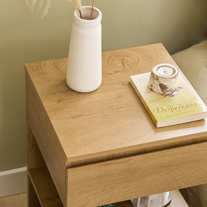 SoBuy | Table de Chevet | Chevet | Table d'Appoint | Commode Nature | FBT49-Nx2