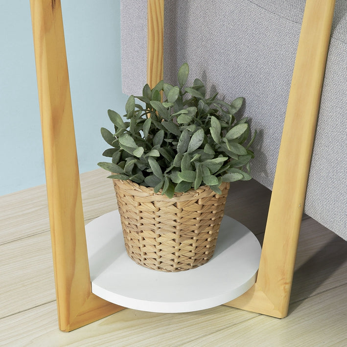 SoBuy | Tavolino | Tavolo da balcone | Tavolino da caffè | Bianco | FBT52-WN