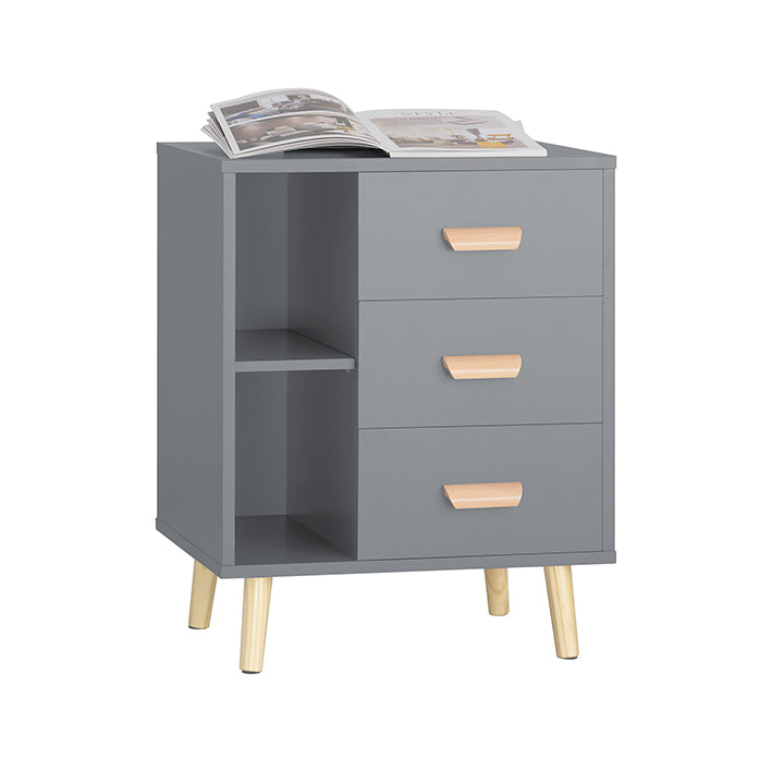 SoBuy | Comodino | Tavolino | Tavolino da Telefono | Cassettiera | Grigio Chiaro | FBT95-HG
