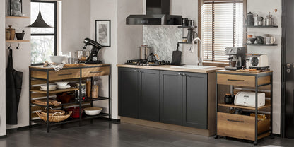 SoBuy | Kücheninsel | Küchenregal | Kommode | Bartisch | Vintage | FSB85-PF