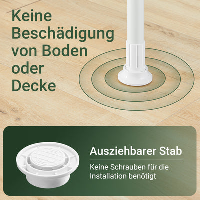 SoBuy | Tringle à vêtements télescopique | Système de penderie | Système d'étagères | FRG109-II-W 