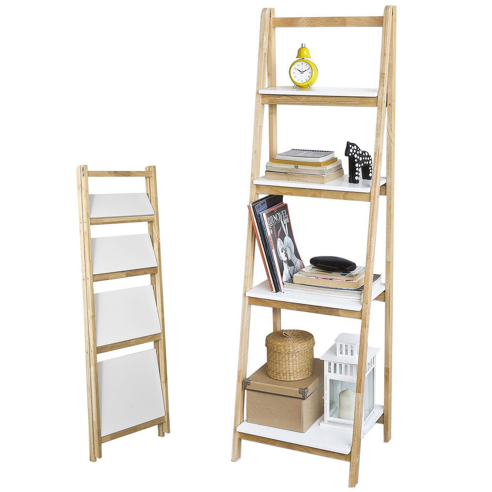 SoBuy | Scaffale a scala pieghevole | Scaffale per piante | FRG162-N