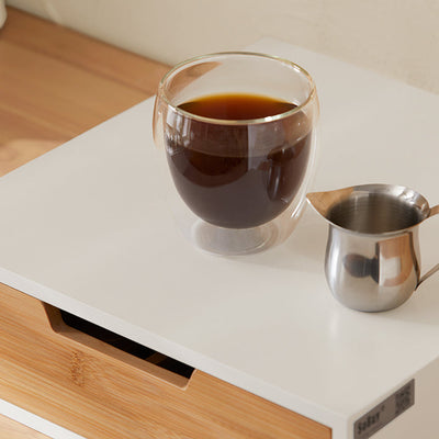 SoBuy | Kaffeekapsel Box | Aufbewahrungsbox | Schubladenbox Bambus | FRG179-WN