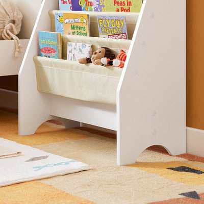 SoBuy | Étagère à Livres pour Enfants | Étagère Suspendue | Porte-journaux | FRG225-W