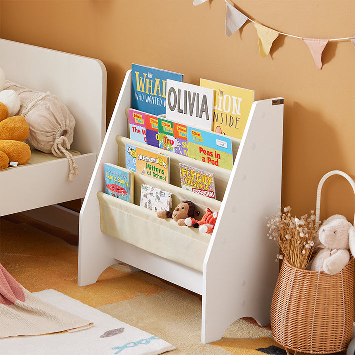SoBuy | Libreria per bambini | Scaffale pensile | Porta riviste | FRG225-W