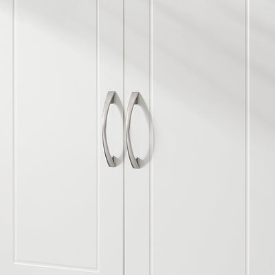 SoBuy | Armoire murale à 2 portes | Meuble de salle de bain | Meuble mural | Blanc | FRG231-LW