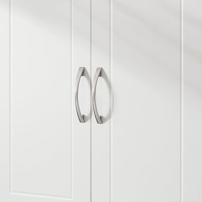 SoBuy | Armoire murale à 2 portes | Meuble de salle de bain | Meuble mural | Blanc | FRG231-LW