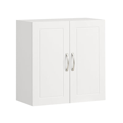 SoBuy | Pensile da Bagno | Armadietto da Muro | Mobiletto Bagno Bianco | FRG231-W