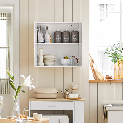 SoBuy | Wandschrank Bad | Hängeschrank | Badschrank Weiß | FRG231-W