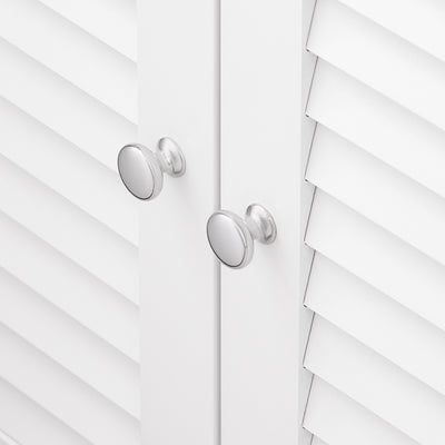 SoBuy | Meuble-lavabo | Armoire de salle de bain | Blanc/Naturel | FRG237-WN 