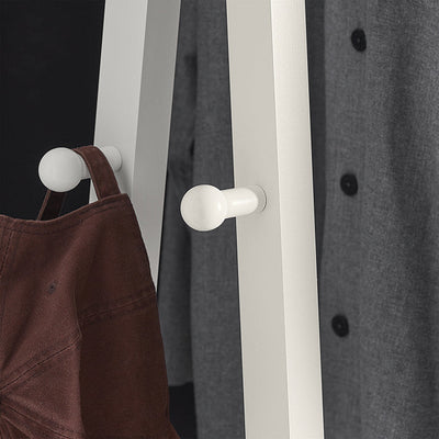 SoBuy | Porte-vêtements | Portant à vêtements | Tringle à vêtements blanc | FRG59-W