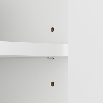 SoBuy Mikrowellenschrank mit 4-in-1-Ladestation für Küche Weiß FSB09-E-W