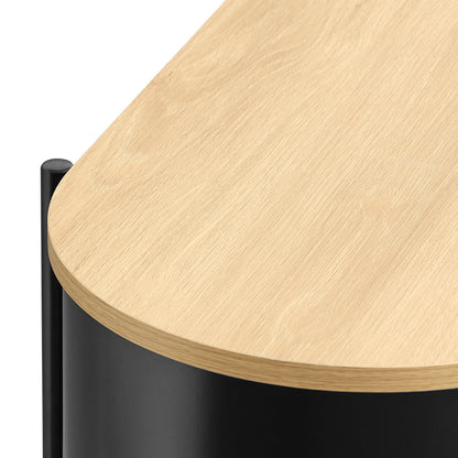 SoBuy | Konsolentisch | Flurtisch | Sideboard schmaler | Sofatisch | mit Ablagefächern | Schwarz | FSB102-SCH