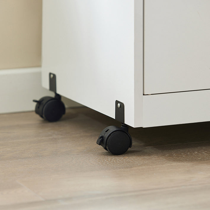 SoBuy | Mikrowellenschrank | Küchenschrank | Küchenkommode Weiß | FSB12-W